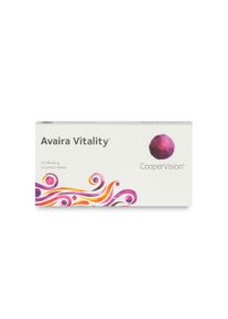 Avaira Vitality (3er Packung) Monatslinsen (0.25 dpt & BC 8.4) mit UV-Schutz