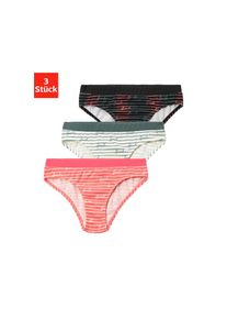 Bench. Slip, (Packung, 3 St.), mit breitem Bündchen bunt 122/128 3 St. koralle, weiß, schwarz Bench. Mädchen Slips