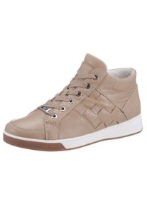 Ara Sneakerboots »ROM«, mit seitlicher Flechtung beige 5,5 (38,5) sandfarben High-Top Sneaker mit Reißverschluss für schnelles Schlupfen