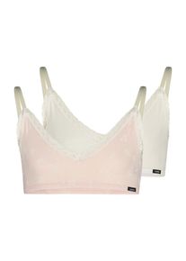 Skiny BH M&auml;dchen Gr&ouml;&szlig;e 164 pastellpink / wollwei&szlig;