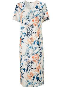 w&auml;schepur Damen Nachthemd im floralen Dessin weiss-apricot-bedruckt