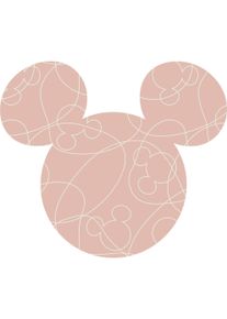 Komar Wandtattoo »Mickey Head Knotted«, (1 St.), 125x125 cm (Breite x Höhe), rund und selbstklebend