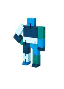 Areaware - Cubebot, klein, blau multi