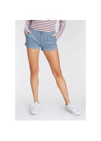 AJC Hotpants, mit Raffung vorne blau 42 N-Gr himmelblau Süße Chino-Shorts von AJC - in vielen Farben erhältlich