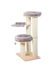 Natural Paradise Kratzbaum Amaryllis L hellgrau für Katzen