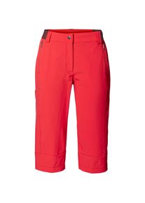 Vaude Farley Stretch Iii Caprihose Damen - rot - Gr. 36