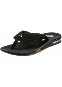 Reef Fanning Zehentrenner Herren - schwarz - Gr. 44 - Synthetik