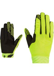 Ziener Currox Touch Fahrradhandschuhe - gelb - Gr. 7 - Polyamid/Elastan