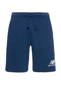 New Balance Essentials Stacked Shorts Herren - blau - Gr. L - Baumwolle