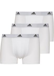 Adidas Boxer Herren - wei&szlig; - Gr. L - Baumwolle/Elastan