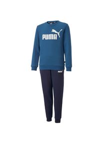 Puma No.1 Logo Trainingsanzug Jungen - blau - Gr. 116 - Baumwolle/Polyester