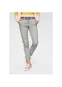 Tom Tailor Polo Team 7/8-Hose, (Set, 2 tlg., mit Gürtel), mit halb verdeckter Knopfleiste grau 36 N-Gr 7/8-Hose mit Gürtel von Tom Tailor Polo Team