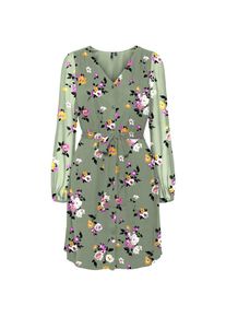Véro Moda VERO MODA Chiffonkleid »VMKAYA FALL LS SHT SHIRT V-NCK DRESS WVN« grün L N-Gr loden frost Süßes Webkleid von VERO MODA