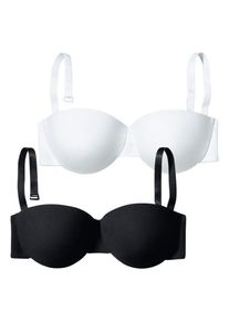Petite Fleur, Femmes Soutien-gorge, noir / blanc