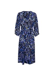 Véro Moda VERO MODA Blusenkleid »VMJAWI 3/4 V-NECK CALF DRESS WVN« blau XS N-Gr sodalite blue aop jawi Modisches Midikleid von VERO MODA