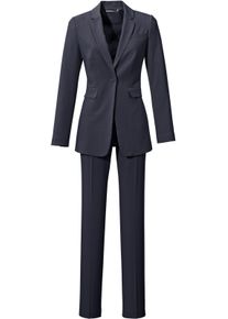 Heine Witt Damen Hosenanzug mit seitlichen Taschen, marine, Größe 34, 77% Polyester, 20% Viskose, 3% Elasthan