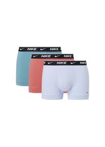 NIKE UNDERWEAR Boxershorts, (Packung, 3 St., 3er-Pack), mit elastischem Nike Logobund bunt M (48) 3 St. ADOBE/COBALT BLISS/MINERAL TEAL Unterhosen...