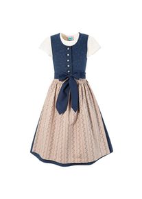 Turi Landhaus Dirndl, (3 tlg.), Kinder, mit Blusenshirt beige 98 N-Gr Angenehme Baumwollqualität