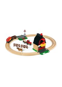 Brio® Spielzeugeisenbahn-Gebäude »Brio® WORLD Bauernhof Set«, (Set)