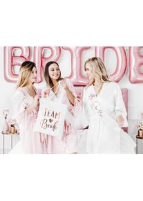 partydeco Sac en toile Team Bride 39 x 42cm