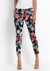 7/8-Stretch-Hose in schwarz, Grösse 34, 97% Baumwolle, bonprix