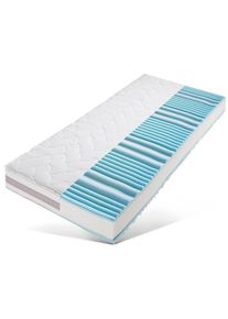 Hn8 SCHLAFSYSTEME Taschenfederkernmatratze »Dynamic Gelschaum TFK 26«, 26 cm cm hoch, 500 Federn, (1 St.), Qualität aus dem Schwarzwald weiß...