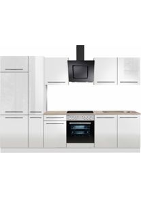 Optifit Küchenzeile »Bern«, Breite 300 cm, wahlweise mit E-Geräten, höhenverstellbare Füsse