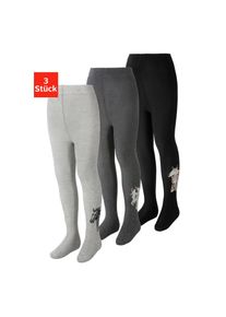 H.I.S. H.I.S Strickstrumpfhose, (Packung, 3 St.), mit Pferde Motiven schwarz 104/110 schwarz, anthrazit/melange, grau/melange Gemütliche Zopfstrumpfhose