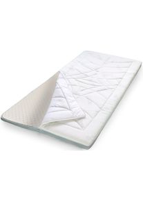 Stendebach Topper »Topper Softtop Luxus TENCEL™ Latex«, (1 St.), gut geeignet auch bei höherem Körpergewicht grau