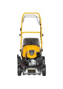 STIGA GARDEN Benzinrasenmäher »Collector 48 S«, Radantrieb gelb Ergonomischer klappbarer Holm und praktischer Tragegriff