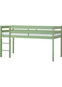 Hoppekids Spielbett »ECO COMFORT«, Höhe 72cm, Farbe & Größe & Matratze/Lattenrost wählbar grün