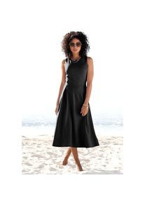 Beach Time BEACHTIME Sommerkleid schwarz 36 N-Gr Runder Halsausschnitt