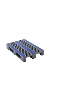 Palette pour charges lourdes en polyéthylène de basse densité, largeur 800 mm, 10 pièces et + ratioform