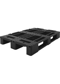 Paletta di plastica, portata statica 5000 kg, larghezza 800 mm, forato, a partire da 10 pezzi ratioform