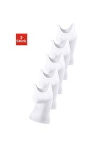 Petite Fleur Unterhemd, (5er-Pack), aus weicher Doppelripp-Qualität weiß 32 (32) Tanktops im praktischen 5er-Pack