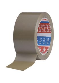 PVC-Packband, Tesapack 4120, VE 72 Rollen, braun, Bandbreite 50 mm Tesa