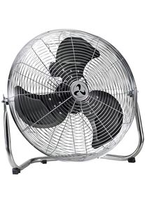 Bodenventilator mit Tragegriff, Stahl verchromt, Gebläse 3-stufig, Rotor-Ø 500 mm, ab 3 Stk
