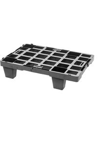 Mini-palette en plastique, L x l 600 x 400 mm, charge max. statique 800 kg, lot de 10, 3 lots et + ratioform
