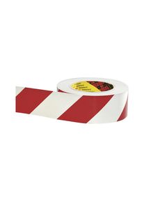 Signalisation de sécurité adhésive, rétro-réfléchissant, lot de 2 rouleaux, rouge-blanc