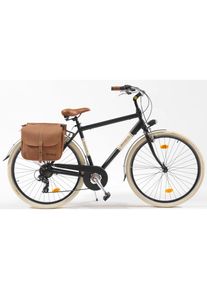 VENICE - I LOVE ITALY Cityrad »Citybike 605 Alu Man«, 6 Gang, Kettenschaltung schwarz Fahrrad