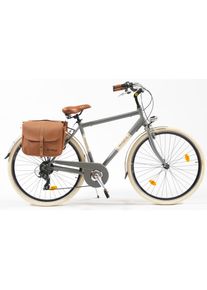VENICE - I LOVE ITALY Cityrad »Citybike 605 Alu Man«, 6 Gang, Kettenschaltung grau Fahrrad