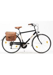VENICE - I LOVE ITALY Cityrad »Citybike 605 Man«, 6 Gang, Kettenschaltung schwarz Fahrrad