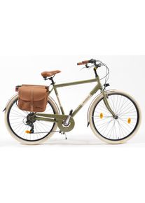 VENICE - I LOVE ITALY Cityrad »Citybike 605 Alu Man«, 6 Gang, Kettenschaltung grün Fahrrad