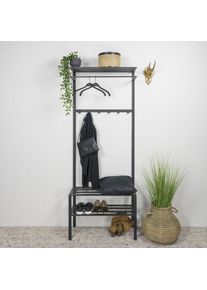 SPINDER DESIGN Garderobenständer »Ivar«, Breite 70 cm schwarz Maße B/T/H 70/29/178 cm