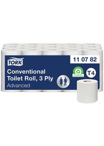 Toilettenpapier, Haushaltsrolle, Tissue, 3-lagig, weiß, VE 30 Rollen à 250 Blatt, ab 21 VE Tork