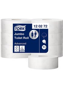 Jumbo - Toilettenpapier, Industrierolle, Advanced Tissue, 2-lagig, weiß, VE 6 Rollen, ab 21 VE Tork