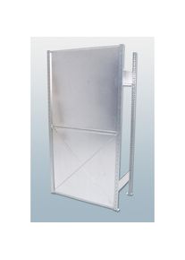 Parete posteriore, zincata, per altezza 2500 mm, per 1000 mm di larghezza eurokraft pro