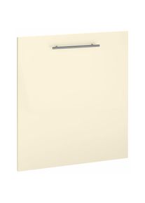 Wiho-Küchen WIHO KÜCHEN Frontblende »Ela«, 60 cm breit, für vollintegrierbaren Einbaugeschirrspüler gelb made_in_germany vanillefarben