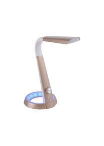 Paul Neuhaus Tischleuchte »BILL«, 2 flammig-flammig, CCT - tunable white, dimmbar über Drehdimmer, RGB, getrennt schaltbar goldfarben messingfarben...