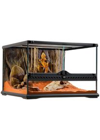 EXO TERRA Terrarium, BxTxH: 45x45x30 cm schwarz